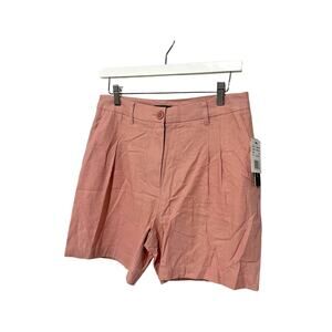 Violets & Roses Stitch Fix Linen Blend Shorts Rose Pink Color Women's Size 6/28